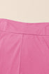 Bonbon Knotted Drop Waist Split Leg Relaxed Pants